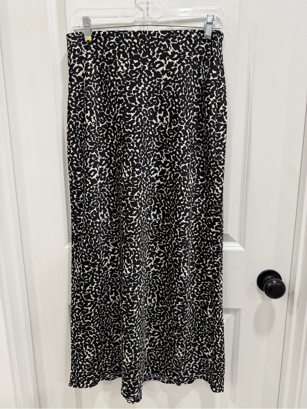 Target Black and White Printed Midi Skirt